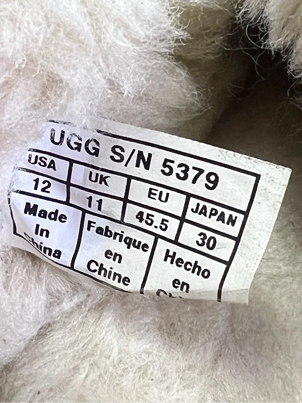 UGG Australia Ascot Slipper for Men, Size 12US - China Tea